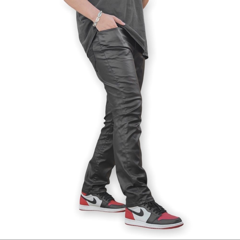 Leather Pants Black - Picture 2 of 4